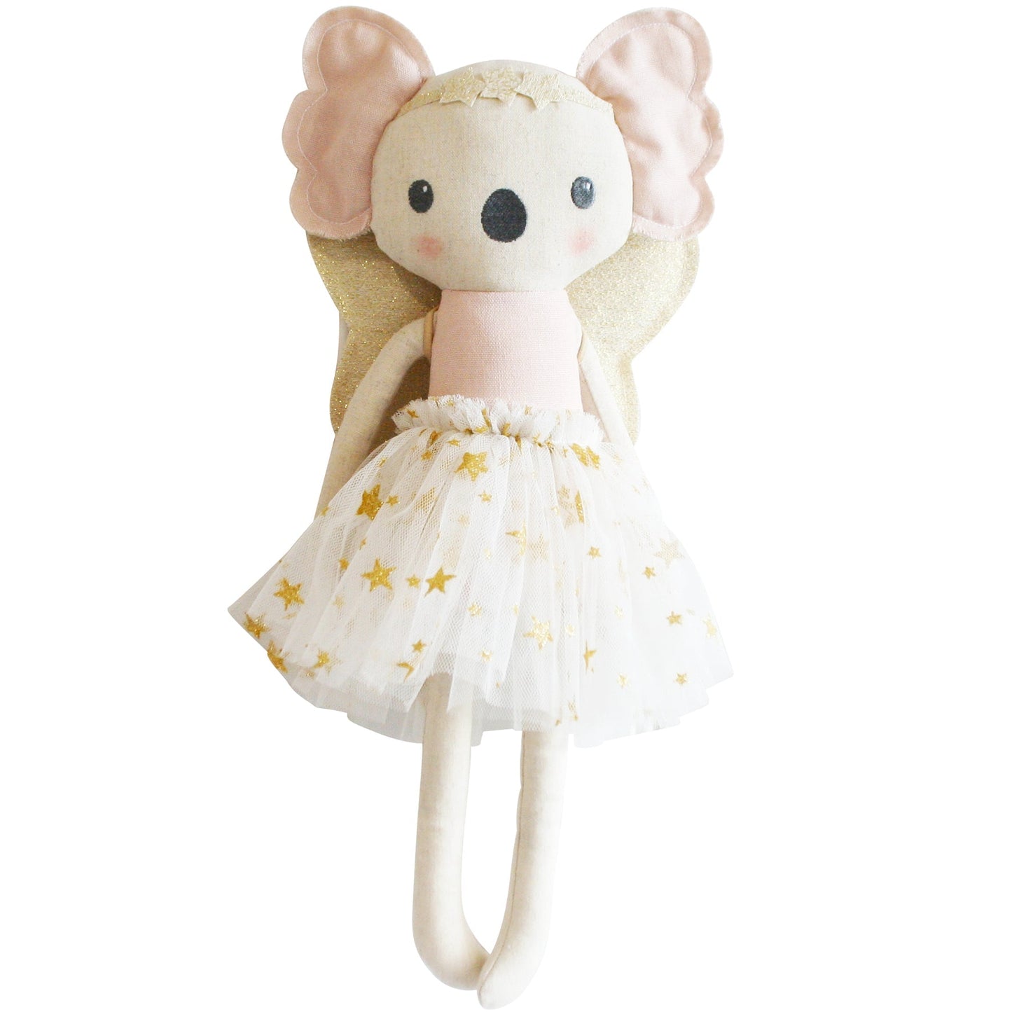 Alimrose Large Koala Dress Up Ivory Gold