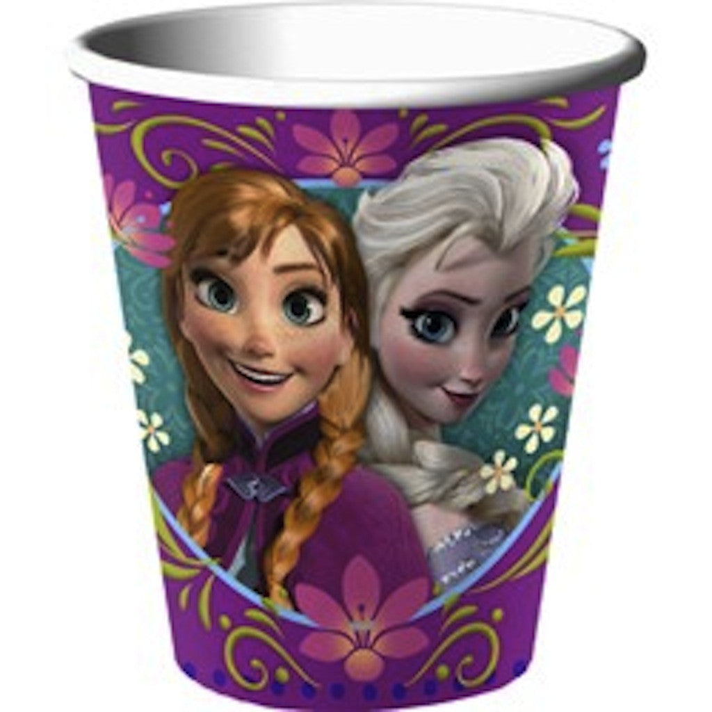 Disney Frozen 266ml Cups (8), , Cups, Discount Party Supplies, Party Twinkle | PO BOX 3145 BRIGHTON VIC 3186 AUSTRALIA | www.partytwinkle.com.au
