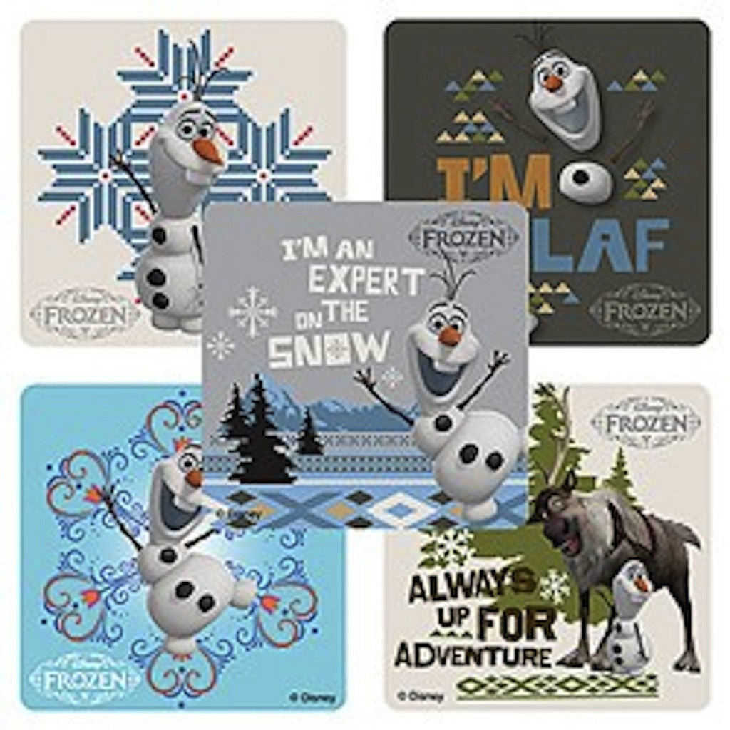 * Disney Frozen Large Stickers - Olaf (5 per pack) / Party Favors, , Favor Bags Accessories , Discount Party Supplies, Party Twinkle | PO BOX 3145 BRIGHTON VIC 3186 AUSTRALIA | www.partytwinkle.com.au