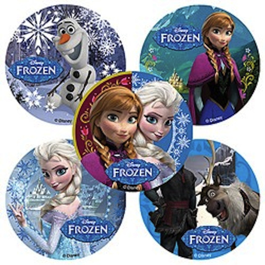 Disney Frozen Large Stickers - (5 per pack) / Party Favors, , Favor Bags Accessories , Discount Party Supplies, Party Twinkle | PO BOX 3145 BRIGHTON VIC 3186 AUSTRALIA | www.partytwinkle.com.au