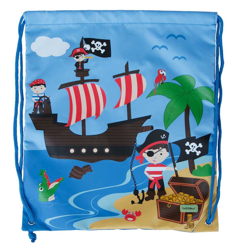 Bobble Art Pirate Swimming / Book Bag / Drawstring Bag, , Swimming Bag, Bobble Art, Party Twinkle | PO BOX 3145 BRIGHTON VIC 3186 AUSTRALIA | www.partytwinkle.com.au