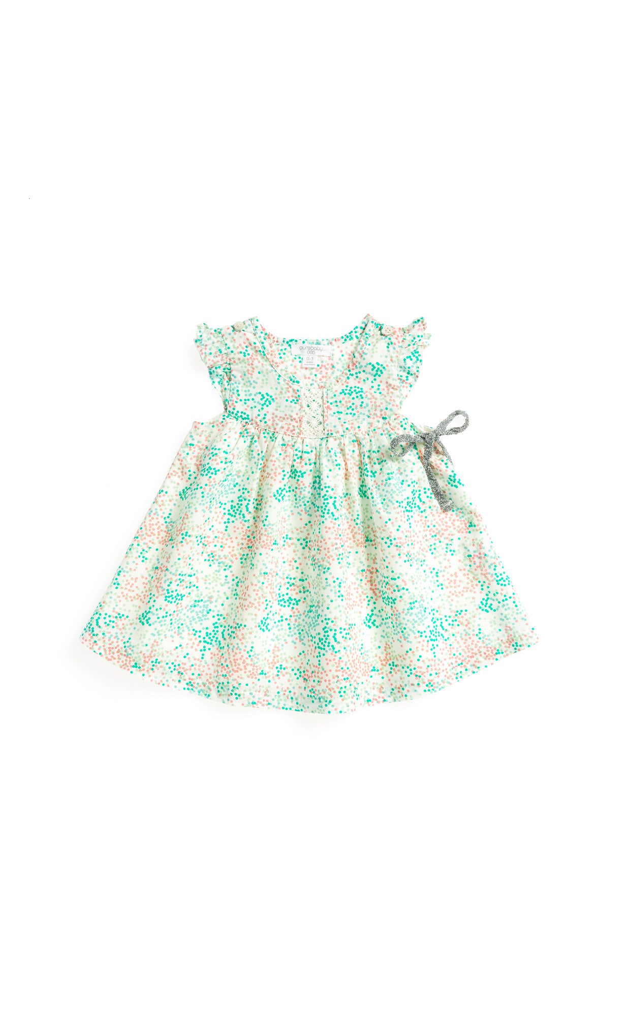Purebaby Confetti Dress (Confetti Print), , Children's Clothing, Purebaby, Party Twinkle | PO BOX 3145 BRIGHTON VIC 3186 AUSTRALIA | www.partytwinkle.com.au