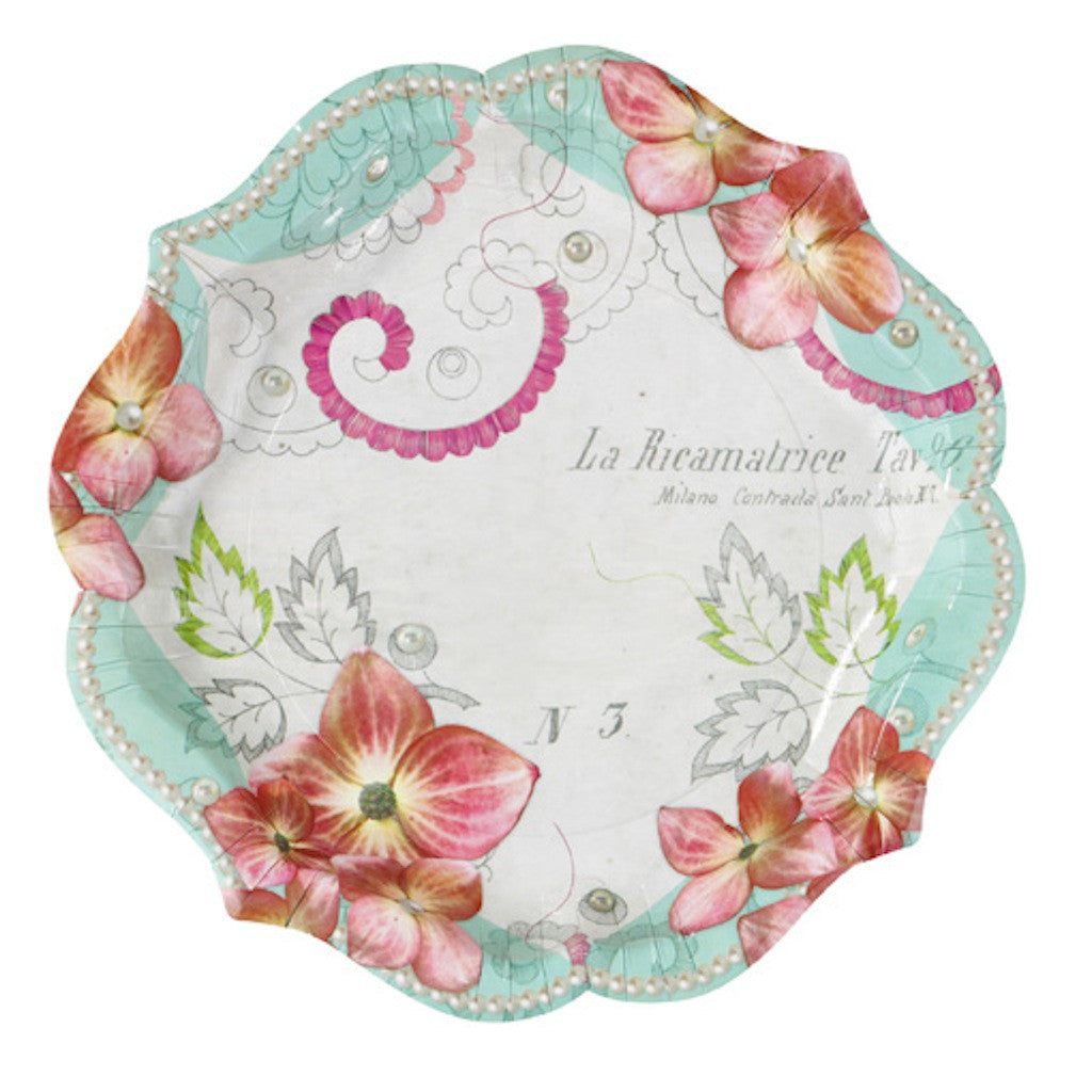 Talking Tables Pastries & Pearls Plates (12), , Cake Plates, Talking Tables, Party Twinkle | PO BOX 3145 BRIGHTON VIC 3186 AUSTRALIA | www.partytwinkle.com.au - 2