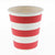 Sambellina Candy Stripe Red Cups (12), , Cups, Sambellina, Party Twinkle | PO BOX 3145 BRIGHTON VIC 3186 AUSTRALIA | www.partytwinkle.com.au  - 2