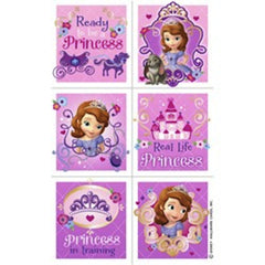 Sofia the First Stickers (4 sheets ), , Favor Bags Accessories , Discount Party Supplies, Party Twinkle | PO BOX 3145 BRIGHTON VIC 3186 AUSTRALIA | www.partytwinkle.com.au 