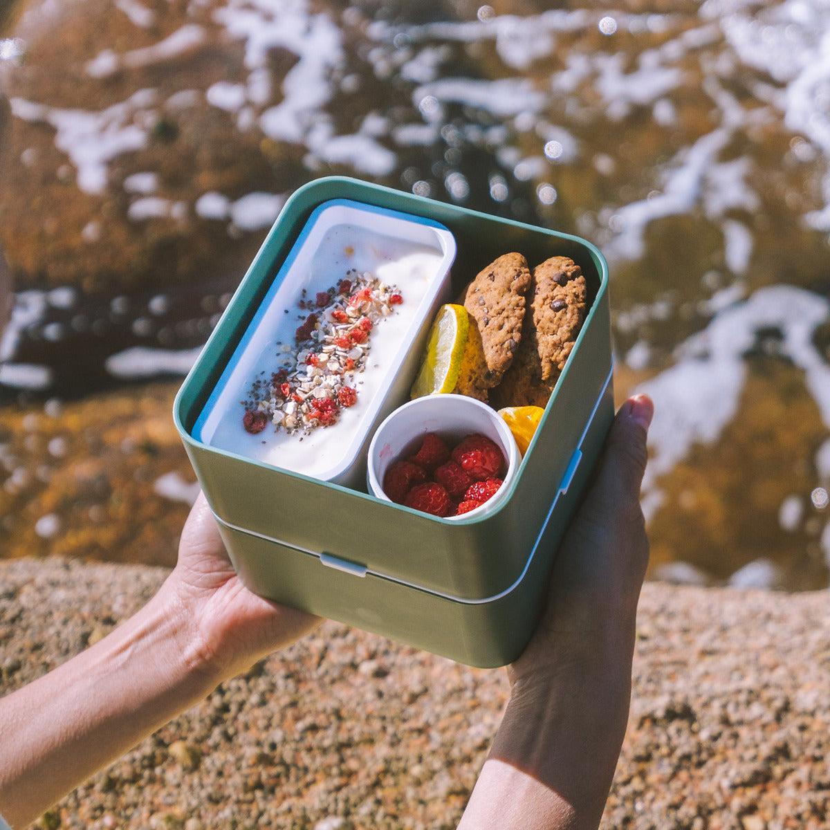 Monbento MB Temple L grey Coton