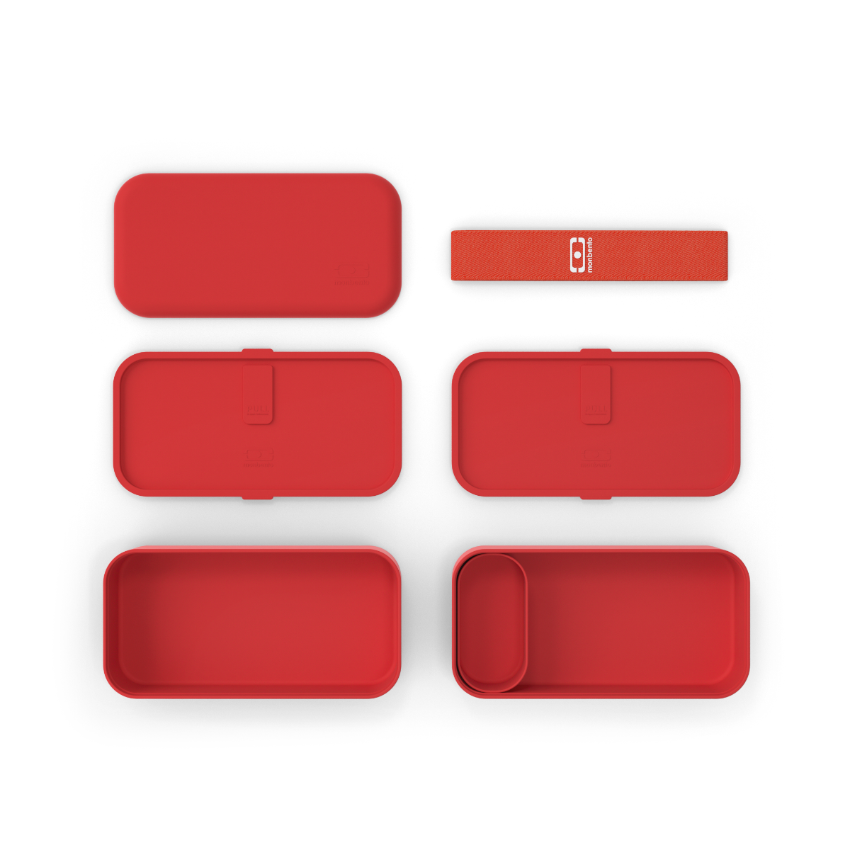 Monbento Bento Box MB Original red Podium - The Bento Box Made in France
