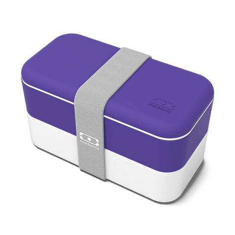 Monbento Bento Box MB Original Ultra Violet/White  - The Bento Box Made in France