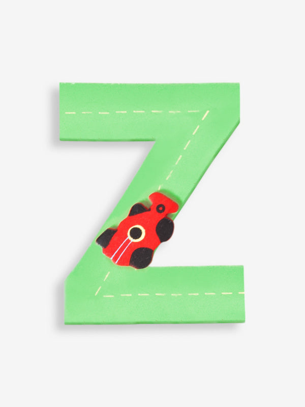 Jojo Maman Bebe - Wooden / Door Letter Primary "Z" Green