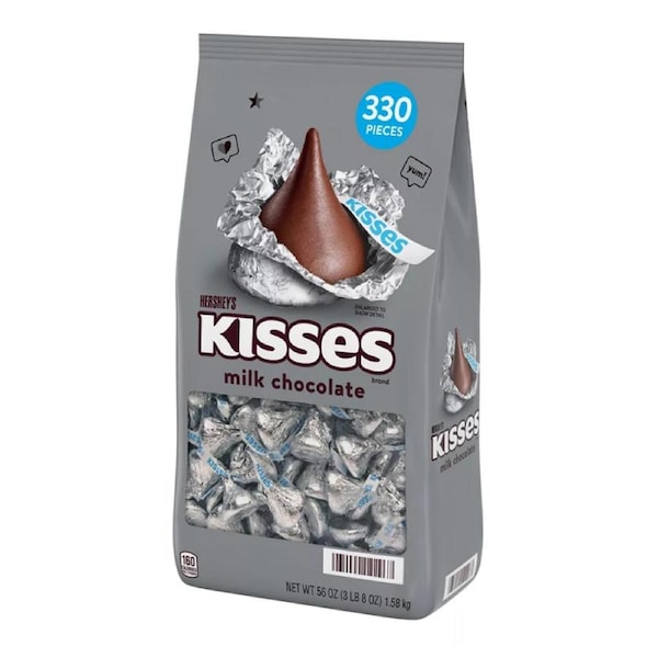 Hershey's Kisses 330 Pieces Milk Chocolate 1.58kg Chocolates