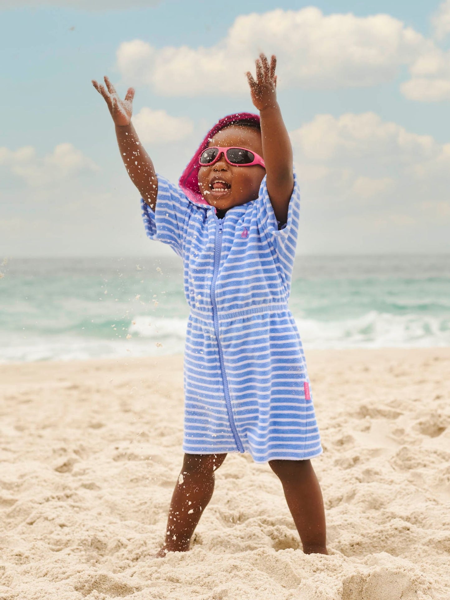 Jojo Maman Bebe Toweling Dress  4-5 years