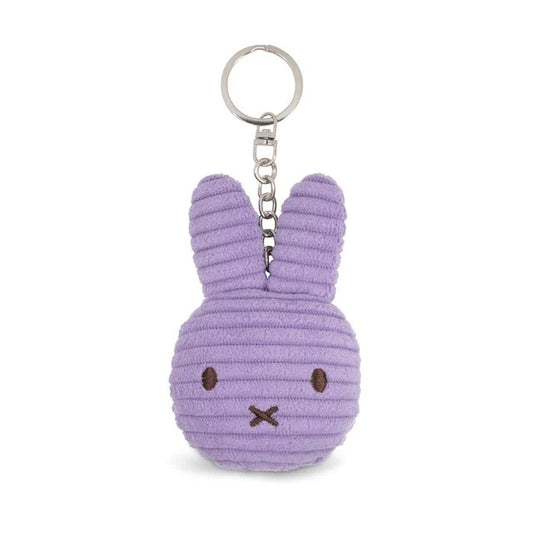 Miffy Flat Keychain ECO Corduroy Lilac - 10 cm