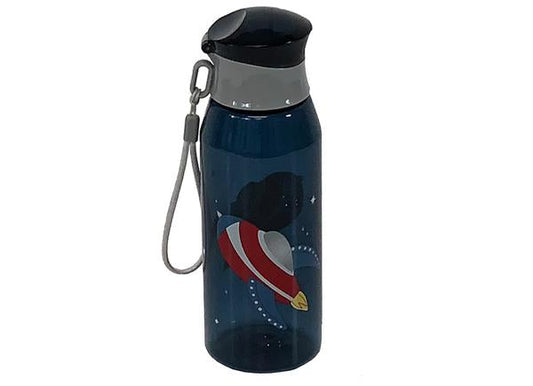 Bobble Art Drink Bottle Plastic (500ml) - Rocket