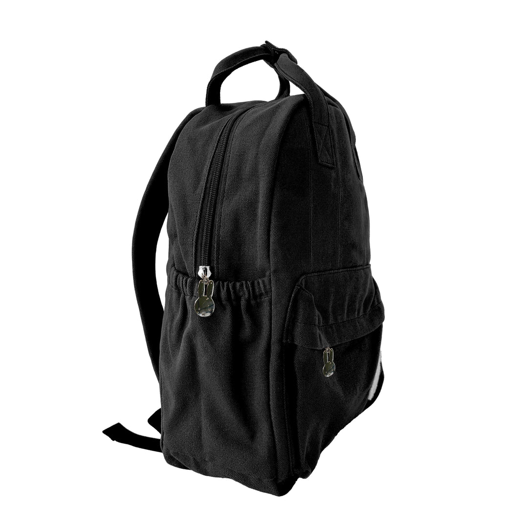Miffy Large Canvas Backpack - Black