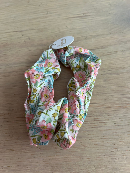 Annas of Australia Scrunchie - Liberty Print 4 (pink, blue, green)