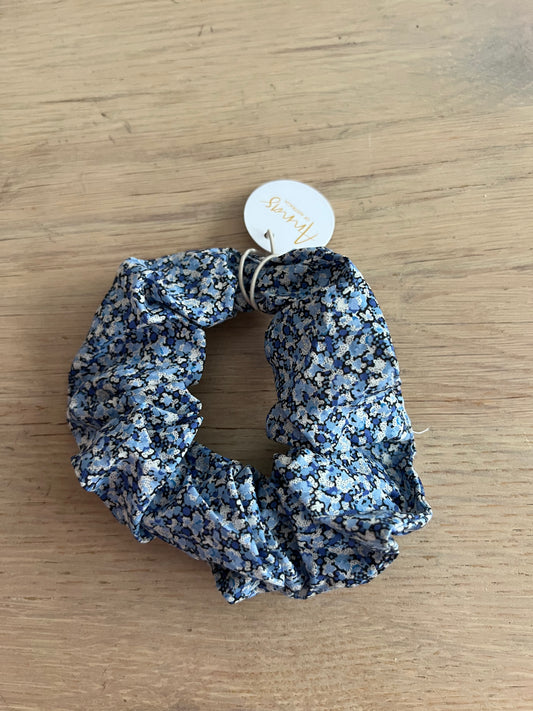 Annas of Australia Scrunchie - Liberty Print 3 (Blue)