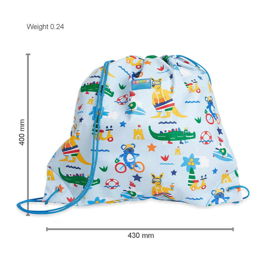 Penny Scallan Drawstring / Swimming Bag - Kanga Crew