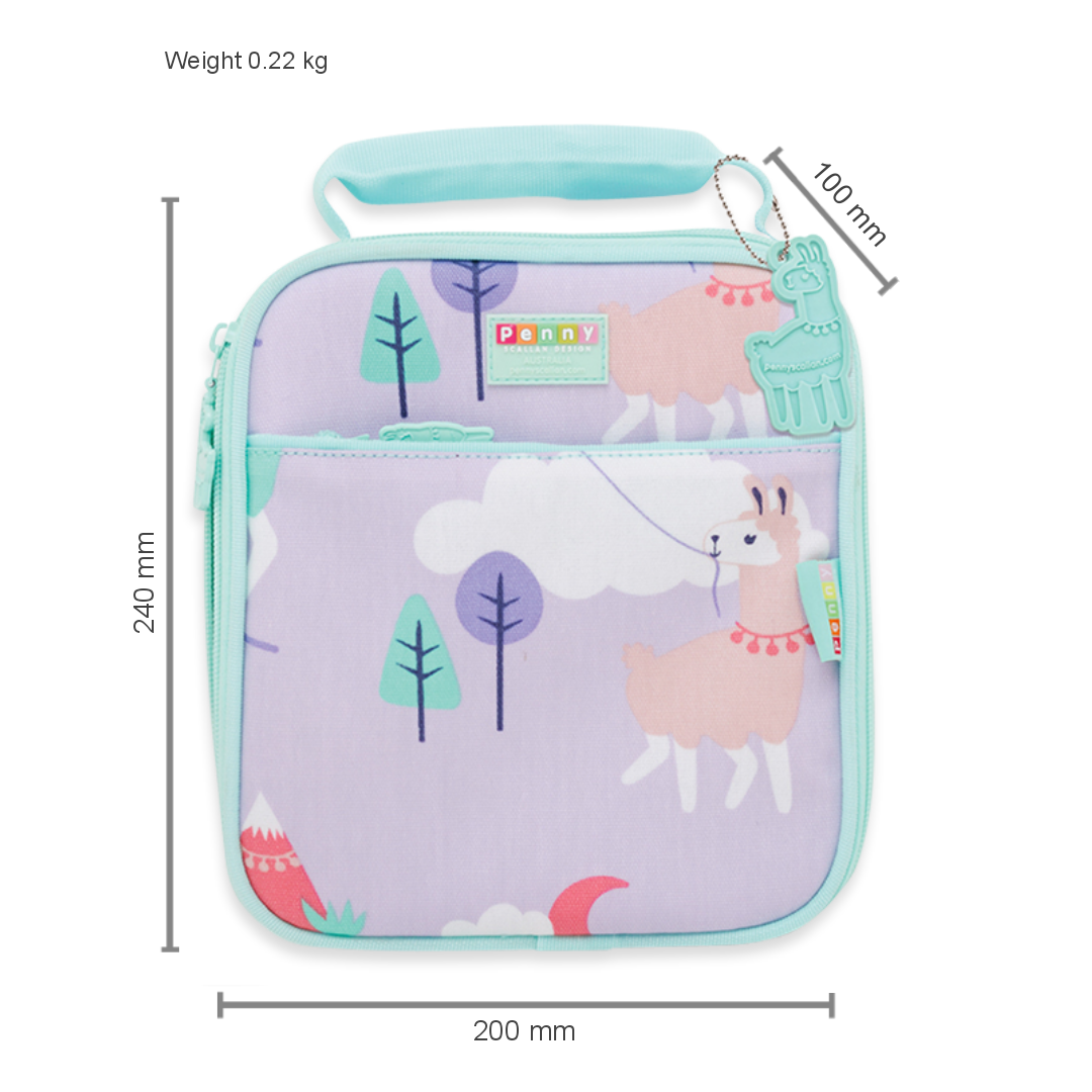 Penny Scallan Medium Insulated Lunch Bag - Loopy Llama