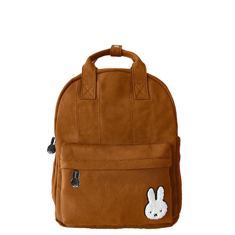 Miffy Large Canvas Backpack - Cinnamon