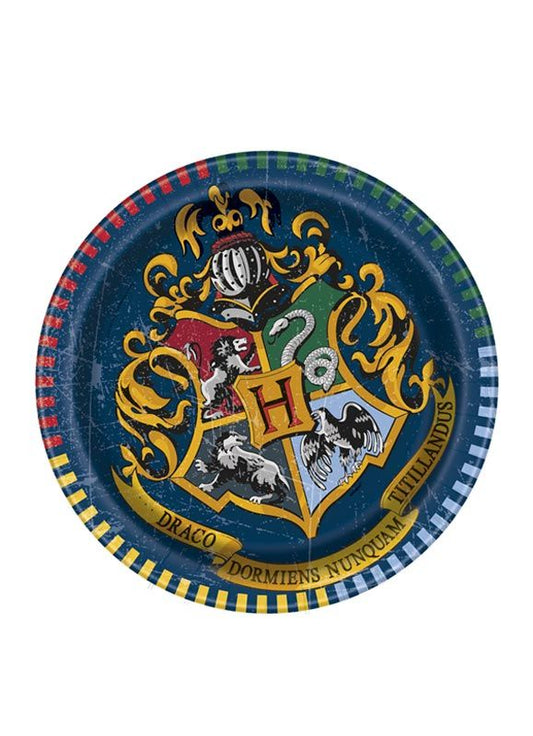 Harry Potter Hogwarts Paper Cake  Plates (8s)