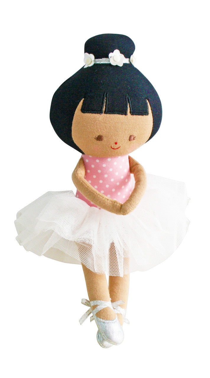 Alimrose Baby Ballerina 25cm Pink Spot