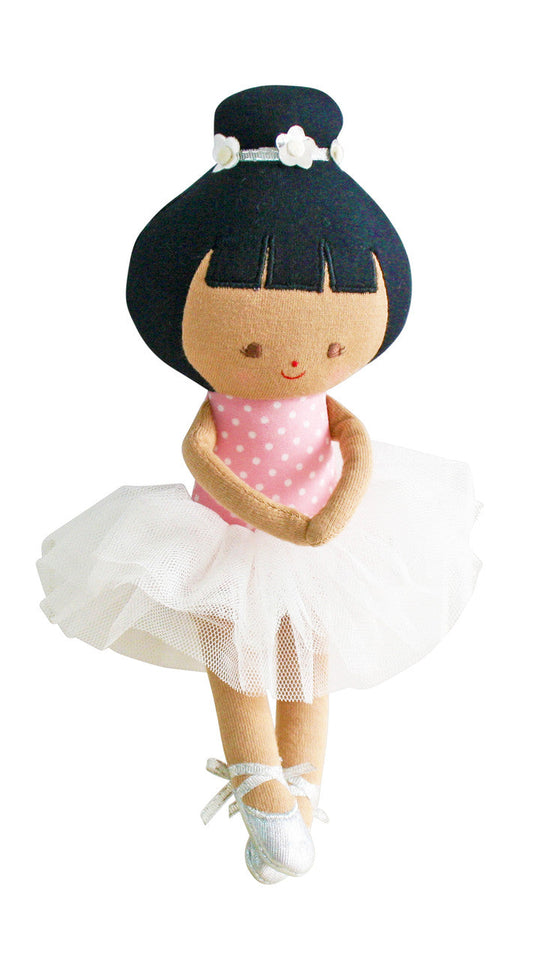 Alimrose Baby Ballerina 25cm Pink Spot