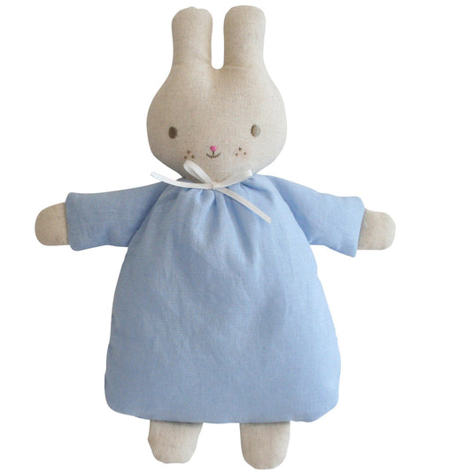 Alimrose Riley Bunny Rattle 24cm Blue