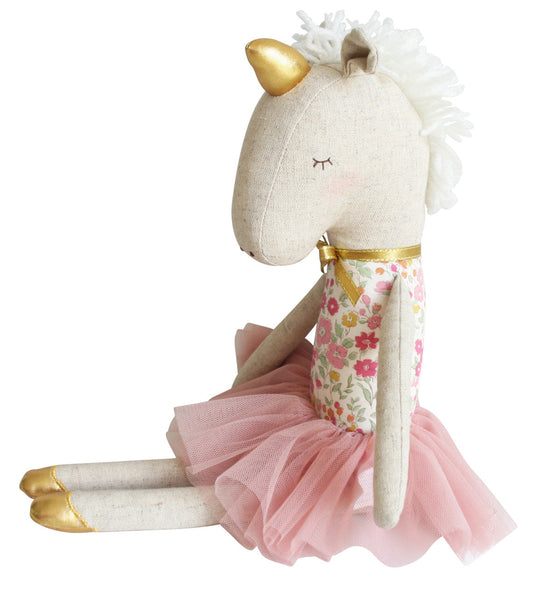 Alimrose Yvette Unicorn Doll 43cm Rose Garden
