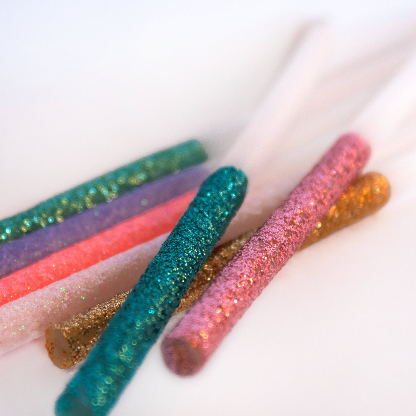 Meri Meri Multicolour Dipped Glitter Candles (16s)