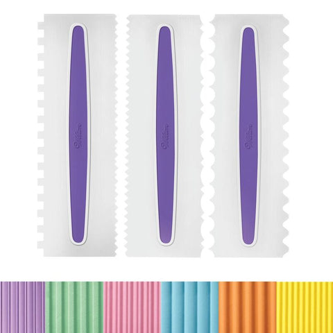 Wilton Icing Smoother Comb Set (W417-1154), Cake Decorating Supplies