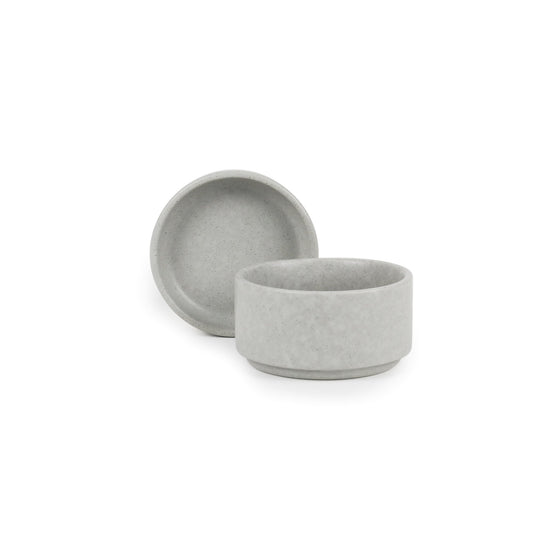 Robert Gordon Condiment Bowl and Plate 2pk - Grey