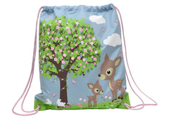 Bobble Art Drawstring / Swimming Bag - Woodland, , Backpack, Bobble Art, Party Twinkle | PO BOX 3145 BRIGHTON VIC 3186 AUSTRALIA | www.partytwinkle.com.au 