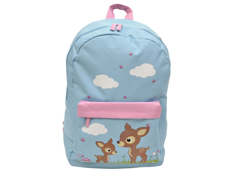 Bobble Art Coated Cotton School Backpack Woodland, , Backpack, Bobble Art, Party Twinkle | PO BOX 3145 BRIGHTON VIC 3186 AUSTRALIA | www.partytwinkle.com.au  - 1