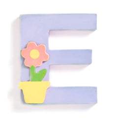 Jojo Maman Bebe - Wooden / Door Letter Pastel "E" Purple