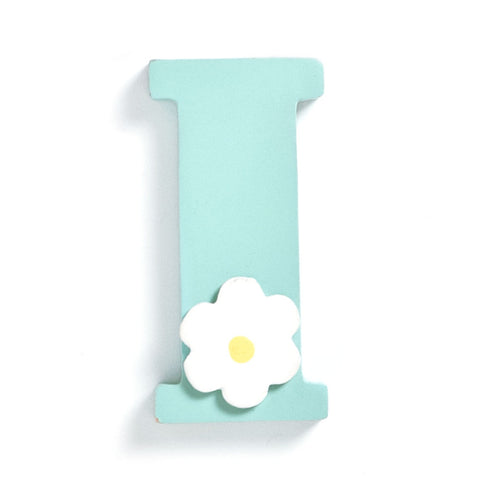 Jojo Maman Bebe - Wooden / Door Letter Pastel "I" Green