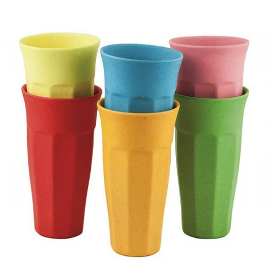Bamboo Tall Mugs - 6 assorted, , Dining, General Eclectic, Party Twinkle | PO BOX 3145 BRIGHTON VIC 3186 AUSTRALIA | www.partytwinkle.com.au