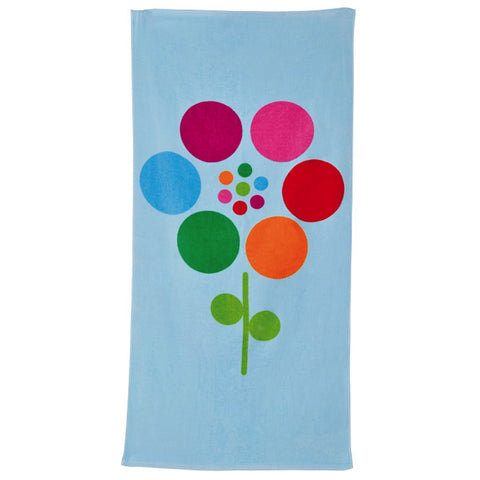 Bobble Art Flower Beach Towel, , Towel, Bobble Art, Party Twinkle | PO BOX 3145 BRIGHTON VIC 3186 AUSTRALIA | www.partytwinkle.com.au 