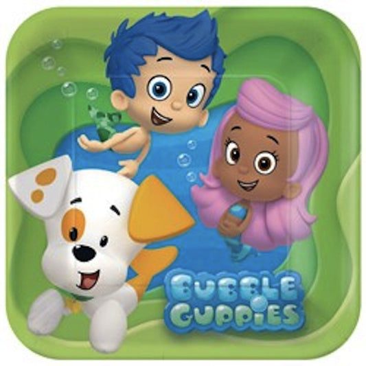 Bubble Guppies 17 cm Cake Plates (8), , Party Plate, Wholesale Halloween Costumes, Party Twinkle | PO BOX 3145 BRIGHTON VIC 3186 AUSTRALIA | www.partytwinkle.com.au