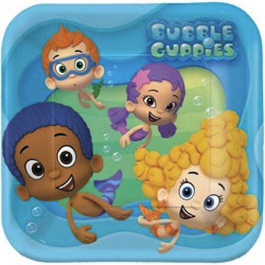 Bubble Guppies 23cm Luncheon Plates (8), , Party Plate, Wholesale Halloween Costumes, Party Twinkle | PO BOX 3145 BRIGHTON VIC 3186 AUSTRALIA | www.partytwinkle.com.au