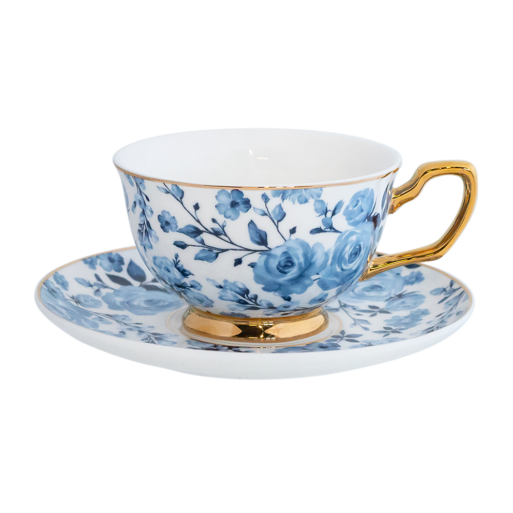 Cristina Re Teacup Charlotte Blue - Bone China
