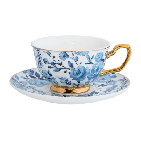 Cristina Re Teacup Charlotte Blue - Bone China