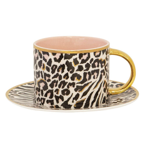 Cristina Re Teacup Safari Leopard New Bone China