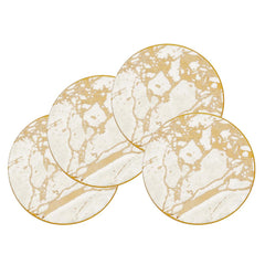 Cristina Re White Celestite Set of 4 Drink Coasters