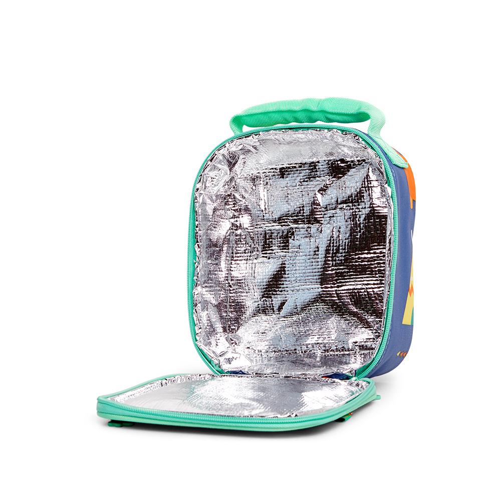 Penny Scallan Medium Insulated Lunch box / Lunch Bag - Dino Rock