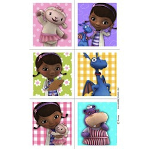 Doc McStuffins Stickers (4 sheets), , Favor Bags Accessories , Wholesale Halloween Costumes, Party Twinkle | PO BOX 3145 BRIGHTON VIC 3186 AUSTRALIA | www.partytwinkle.com.au 