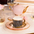 Cristina Re Teacup Pinstripe Ebony - Bone China