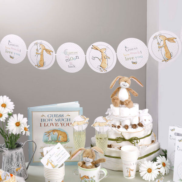 Guess How Much I Love You Bunting - 3.5m (each), , Buntings, Delights Direct, Party Twinkle | PO BOX 3145 BRIGHTON VIC 3186 AUSTRALIA | www.partytwinkle.com.au