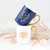 Cristina Re Mug Protective Eye Ivory and Gold Bone China