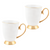 Cristina Re Ivory Mug Set - Set of 2 Bone China