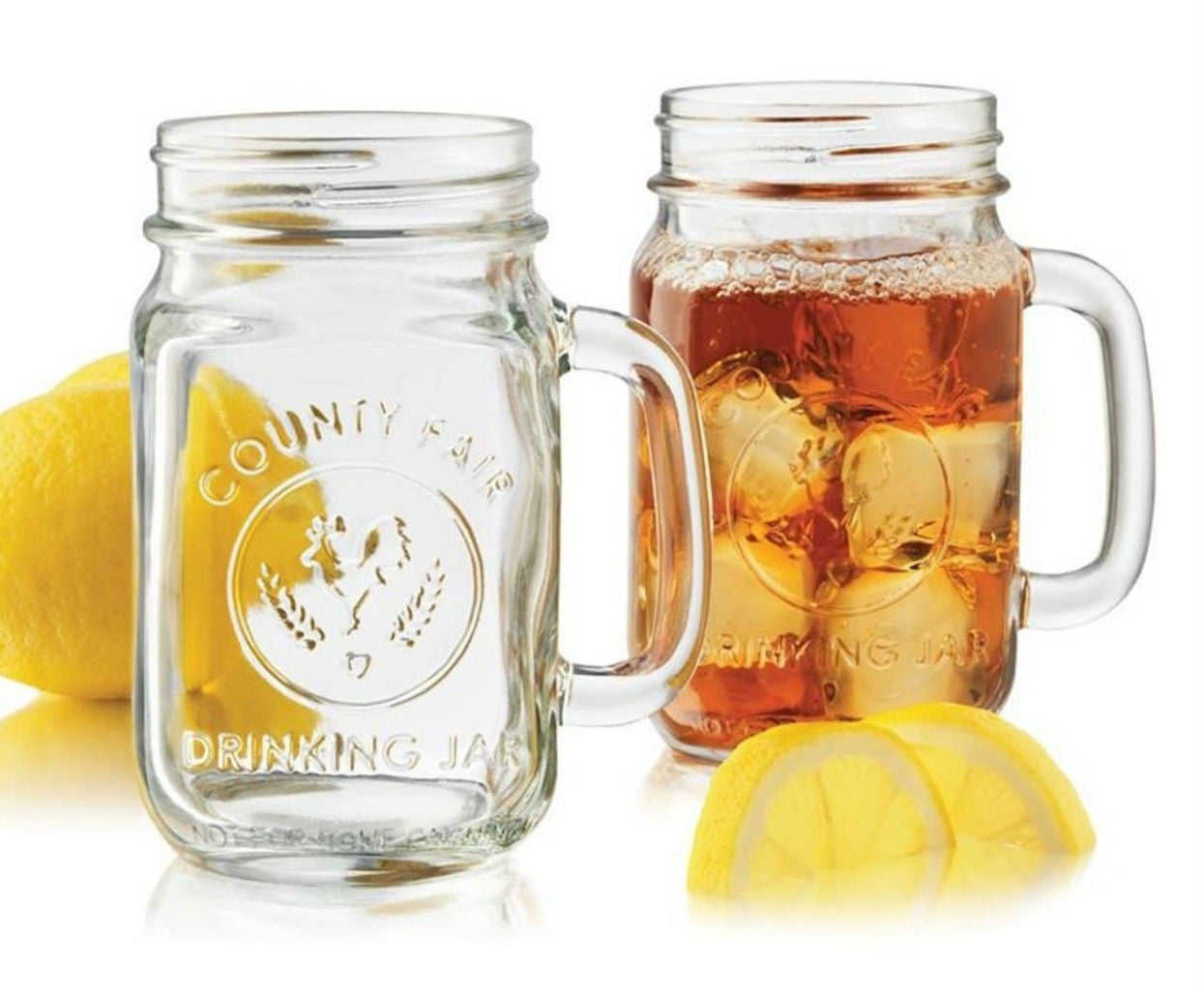 Libbey County Fair Drinking Jar (16 ounces), , Drinking Bottle , Barware, Party Twinkle | PO BOX 3145 BRIGHTON VIC 3186 AUSTRALIA | www.partytwinkle.com.au  - 1